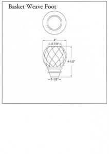 Basketweave Foot