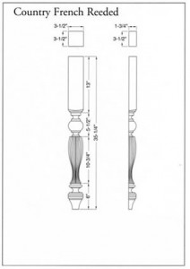 Country French Reeded
