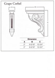 Grape Corbel