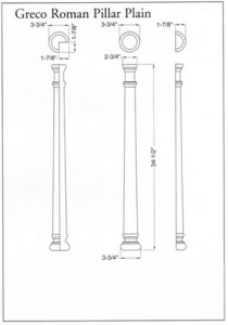Greco Roman Pillar Plain