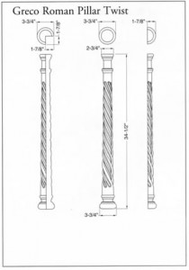 Greco Roman Pillar Twist