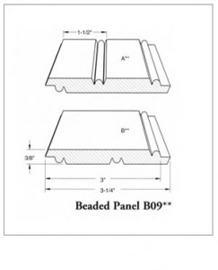Beaded Panel B09