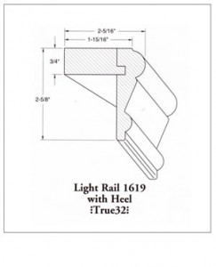 1619 Light Rail with Heel