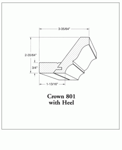 801 Crown with Heel