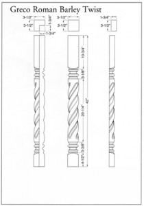 Greco Roman Barley Twist