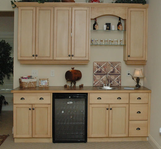 Custom Wet Bar Cabinets - Noles Cabinets, Fuquay-Varina NC